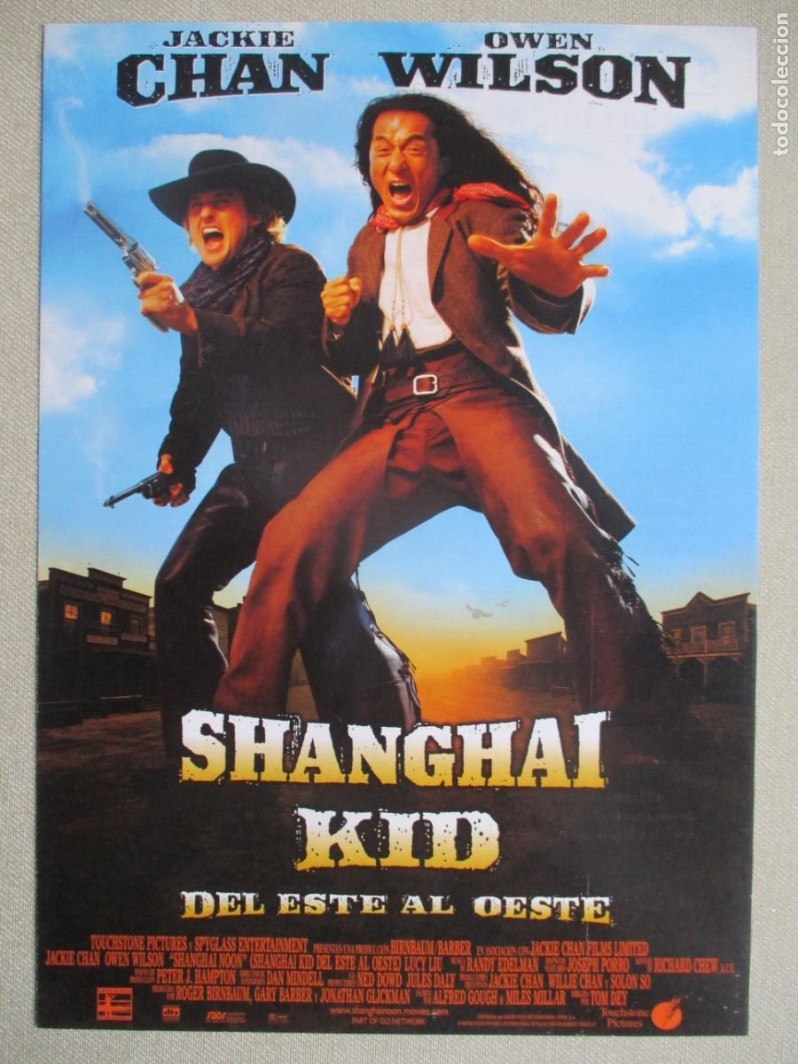Cine: SHANGHAI KID. GUIA ORIGINAL ESTRENO. PEDIDO MINIMO EN GUIAS 10 EUROS.