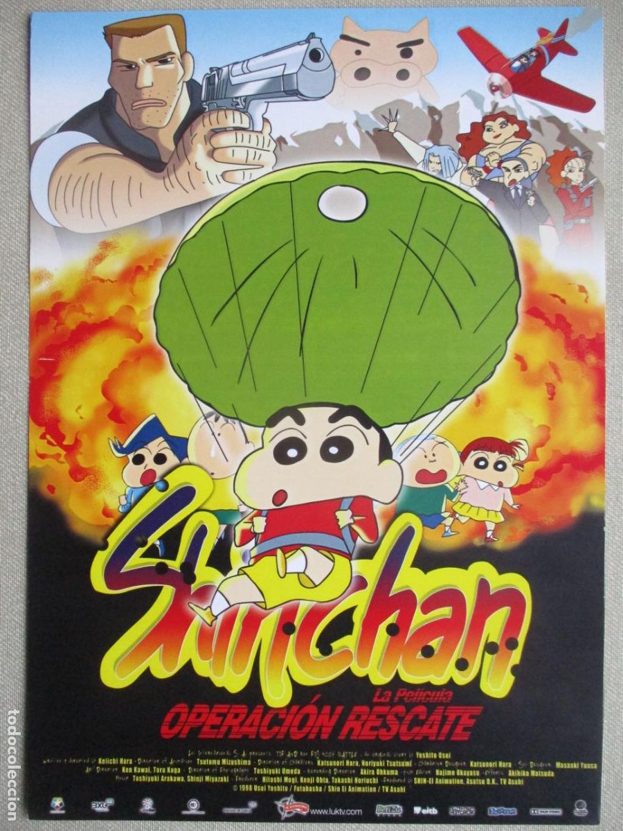 Cine: SHIN CHAN OPERACION RESCATE. GUIA ORIGINAL ESTRENO. PEDIDO MINIMO EN GUIAS 10 EUROS.