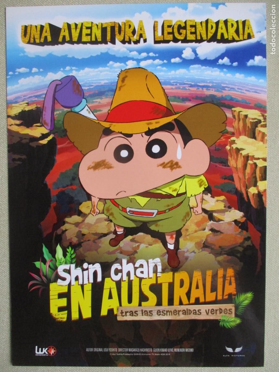 Cine: SHIN CHAN EN AUSTRALIA. GUIA ORIGINAL ESTRENO. PEDIDO MINIMO EN GUIAS 10 EUROS.