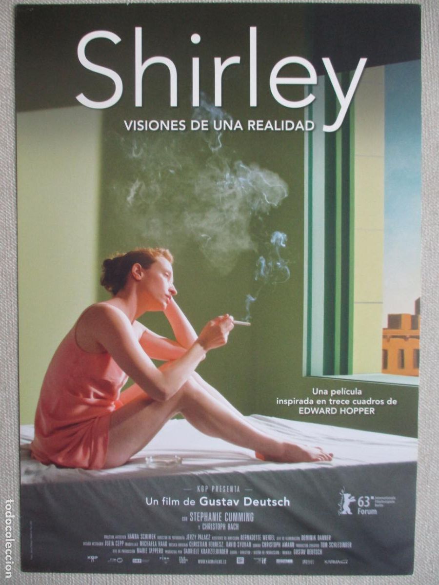 Cine: SHIRLEY. VISIONES DE UNA REALIDAD. GUIA ORIGINAL ESTRENO. PEDIDO MINIMO EN GUIAS 10 EUROS.