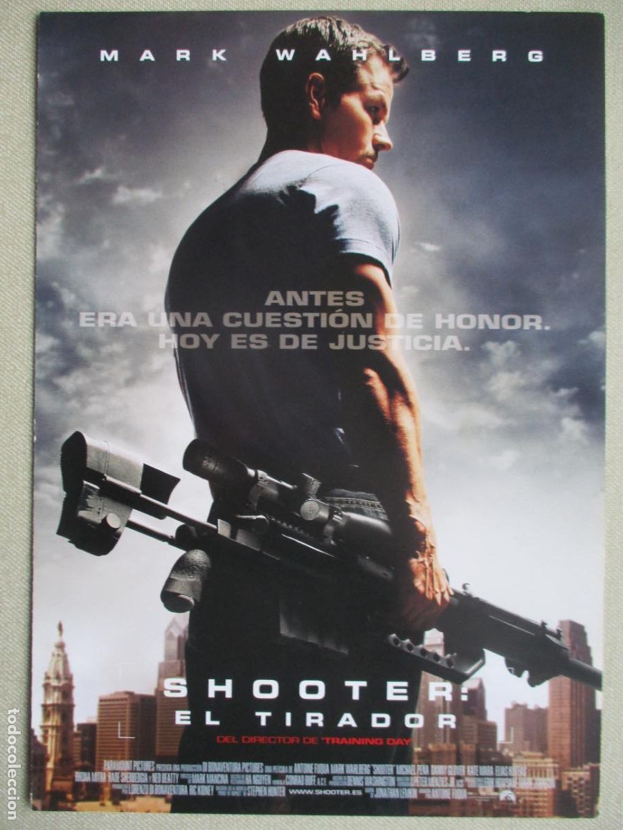 Cine: SHOOTER: EL TIRADOR. GUIA ORIGINAL ESTRENO. PEDIDO MINIMO EN GUIAS 10 EUROS.