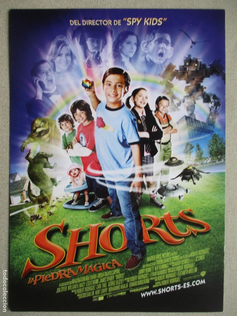 Cine: SHORTS, LA PIEDRA MAGICA. GUIA ORIGINAL ESTRENO. PEDIDO MINIMO EN GUIAS 10 EUROS.