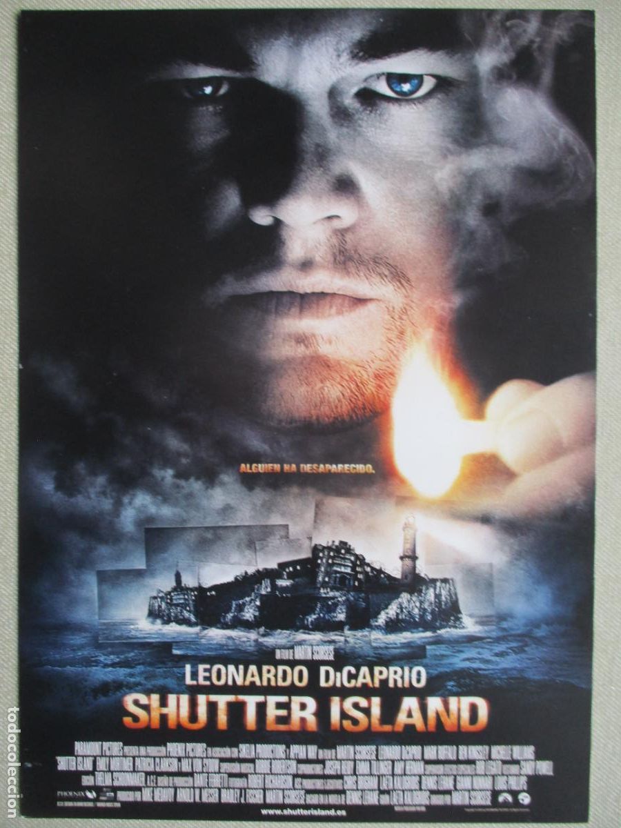 Cine: SHUTTER ISLAND. GUIA ORIGINAL ESTRENO. PEDIDO MINIMO EN GUIAS 10 EUROS.