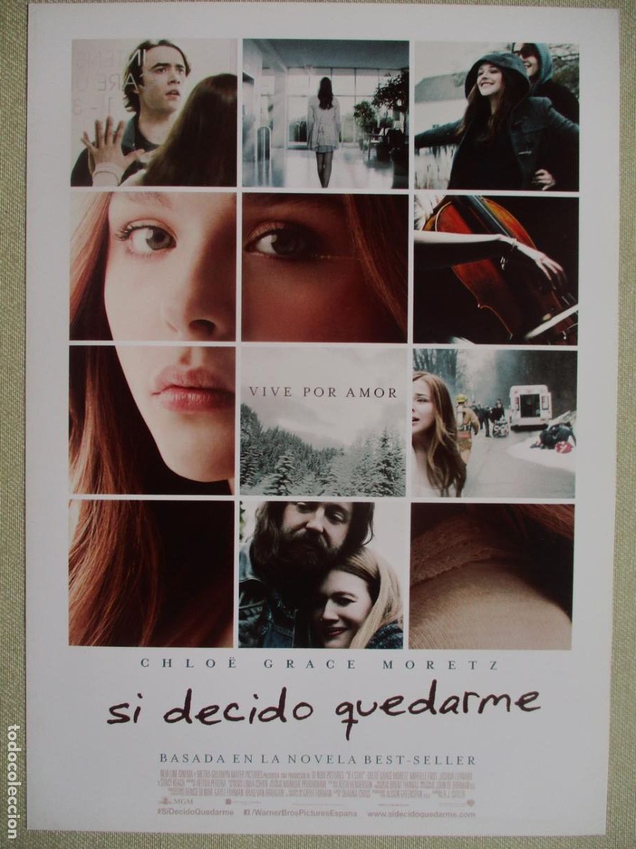 Cine: SI DECIDO QUEDARME. GUIA ORIGINAL ESTRENO. PEDIDO MINIMO EN GUIAS 10 EUROS.