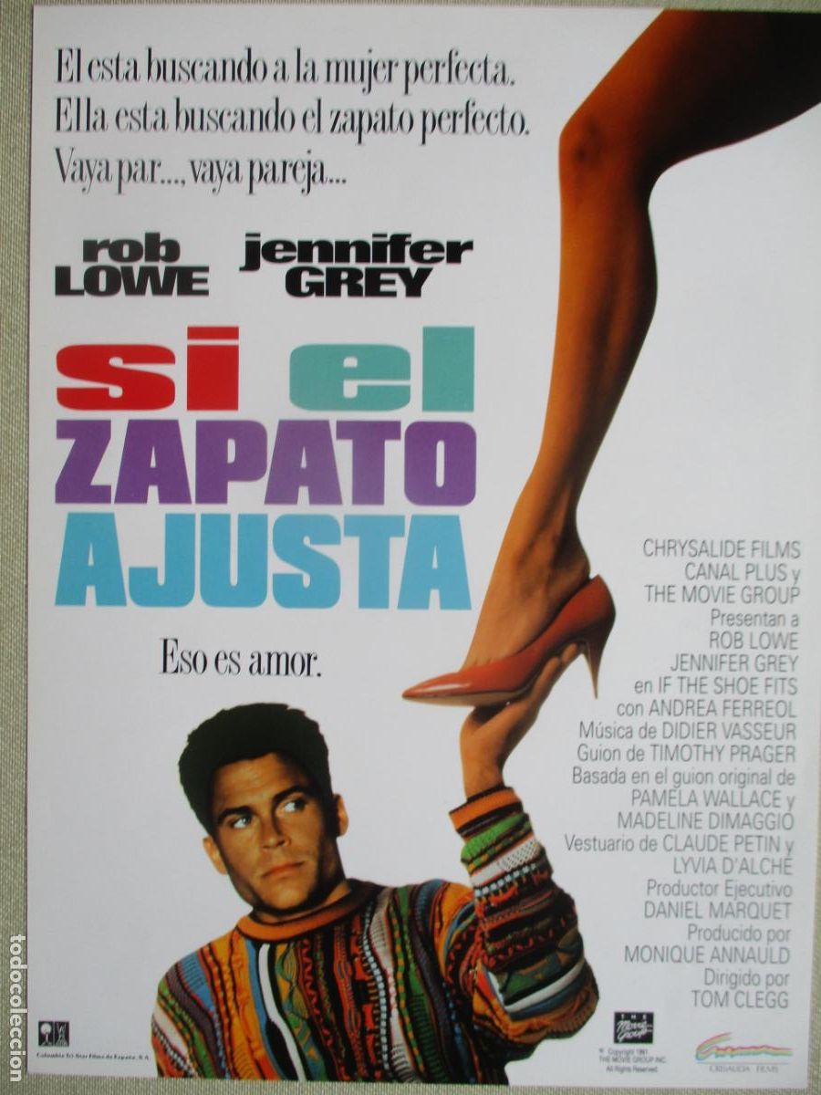 Cine: SI EL ZAPATO AJUSTA. GUIA ORIGINAL ESTRENO. PEDIDO MINIMO EN GUIAS 10 EUROS.