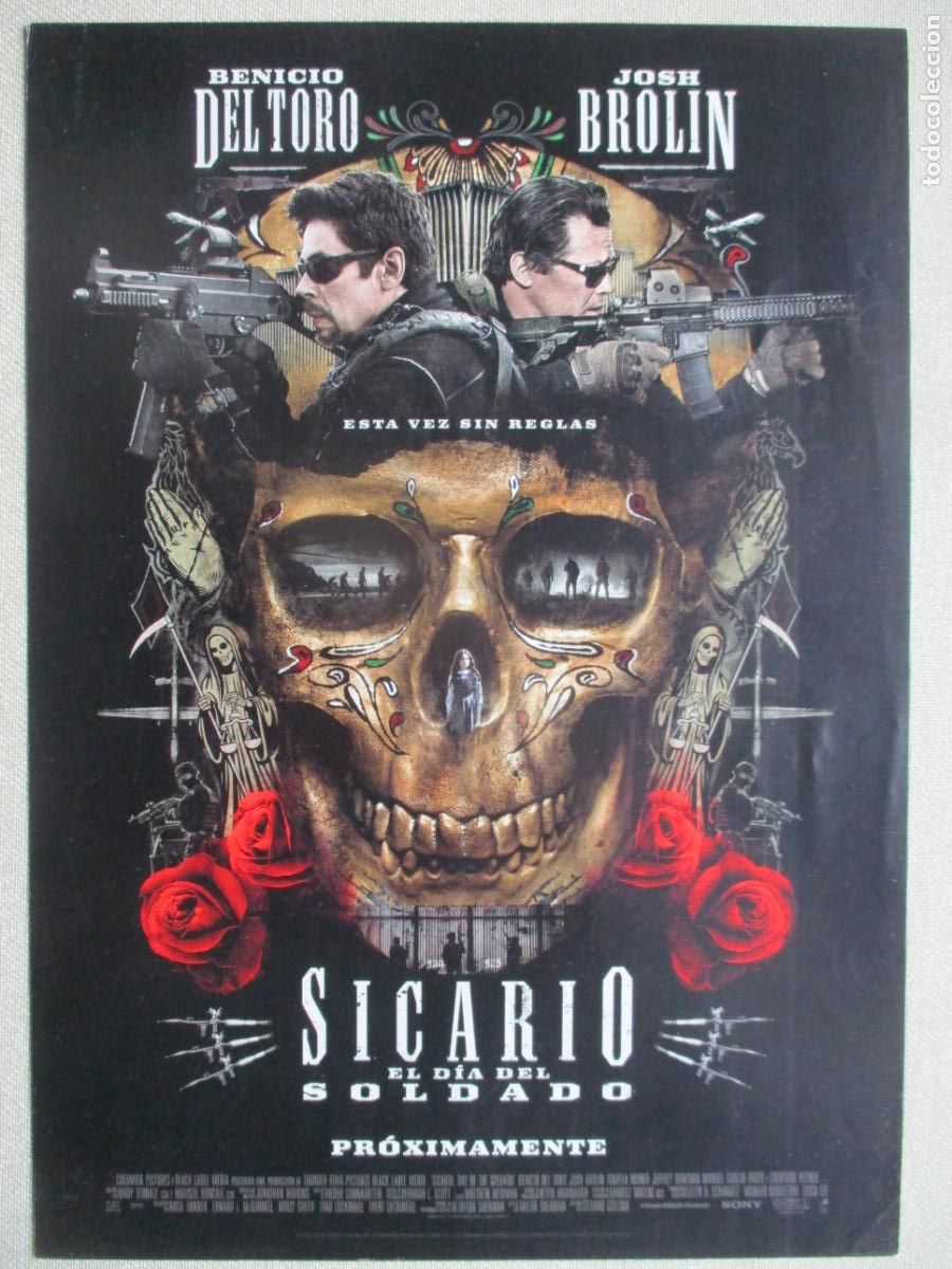 Cine: SICARIO. EL DIA DEL SOLDADO. GUIA ORIGINAL ESTRENO. PEDIDO MINIMO EN GUIAS 10 EUROS.