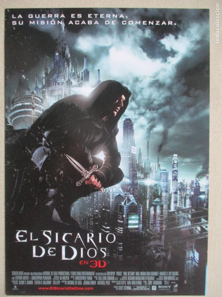 Cine: EL SICARIO DE DIOS. GUIA ORIGINAL ESTRENO. PEDIDO MINIMO EN GUIAS 10 EUROS.