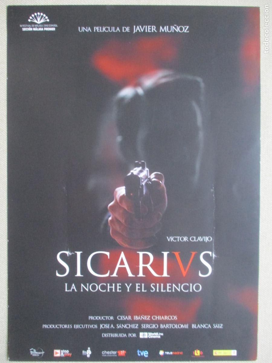 Cine: SICARIVS. LA NOCHE Y EL SILENCIO. GUIA ORIGINAL ESTRENO. PEDIDO MINIMO EN GUIAS 10 EUROS.