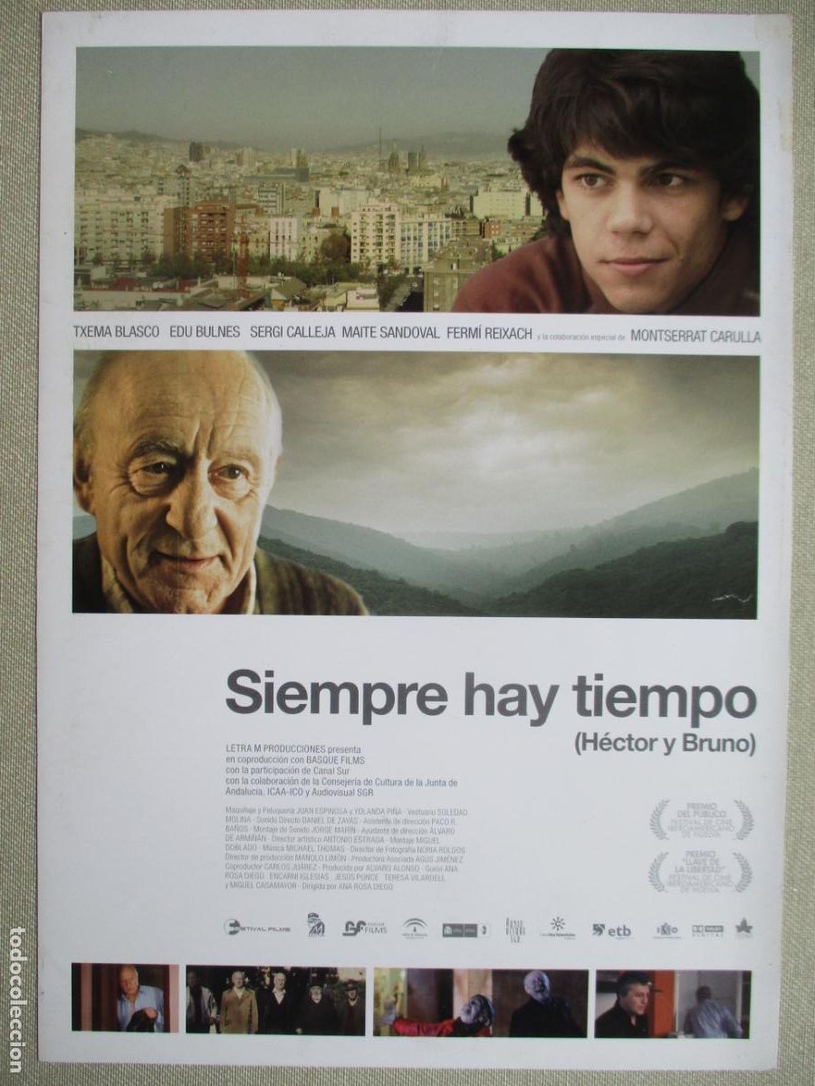 Cine: SIEMPRE HAY TIEMPO. GUIA ORIGINAL ESTRENO. PEDIDO MINIMO EN GUIAS 10 EUROS.
