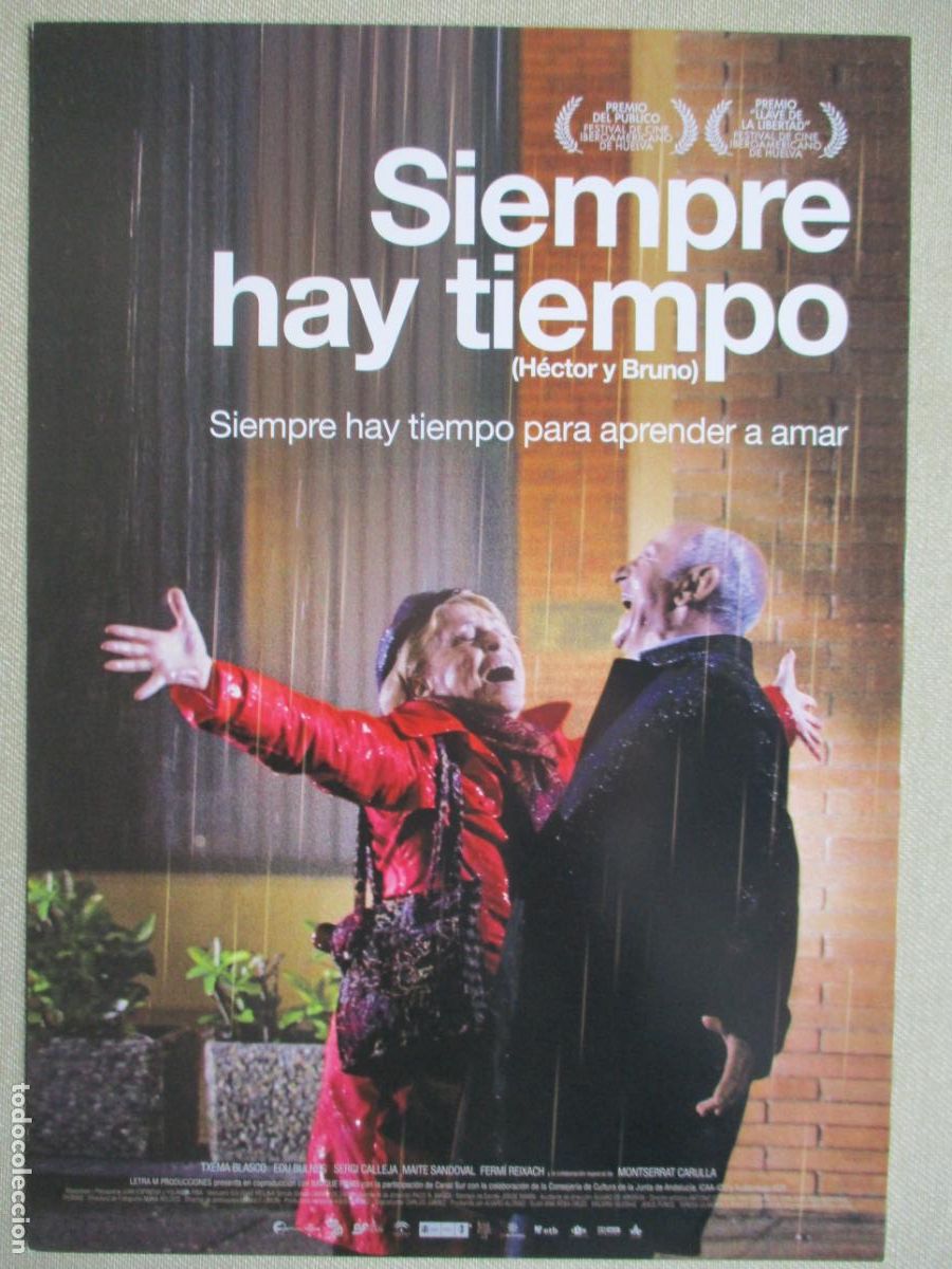 Cine: SIEMPRE HAY TIEMPO. GUIA ORIGINAL ESTRENO. PEDIDO MINIMO EN GUIAS 10 EUROS.