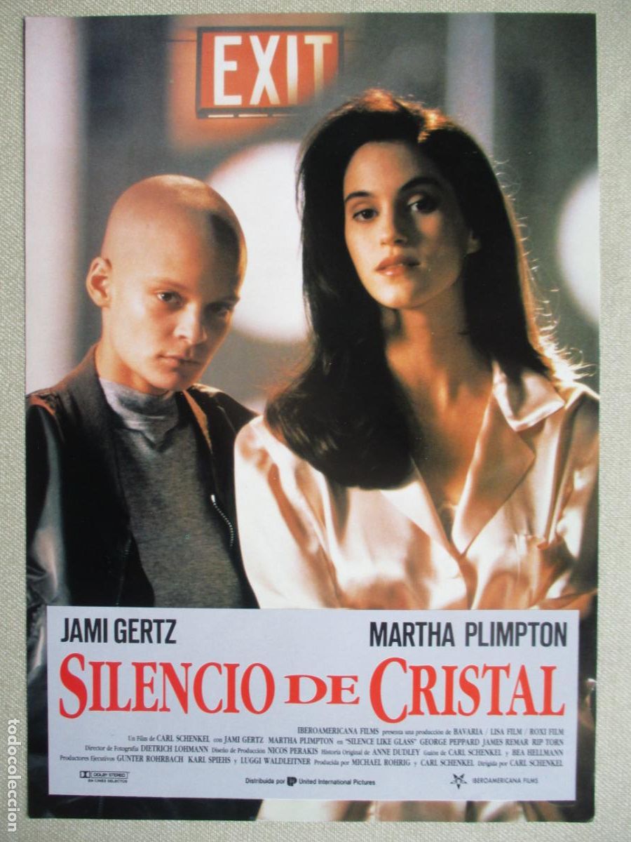 Cine: SILENCIO DE CRISTAL. GUIA ORIGINAL ESTRENO. PEDIDO MINIMO EN GUIAS 10 EUROS.