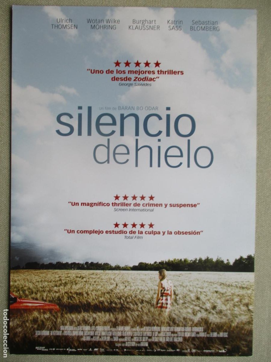 Cine: SILENCIO DE HIELO. GUIA ORIGINAL ESTRENO. PEDIDO MINIMO EN GUIAS 10 EUROS.