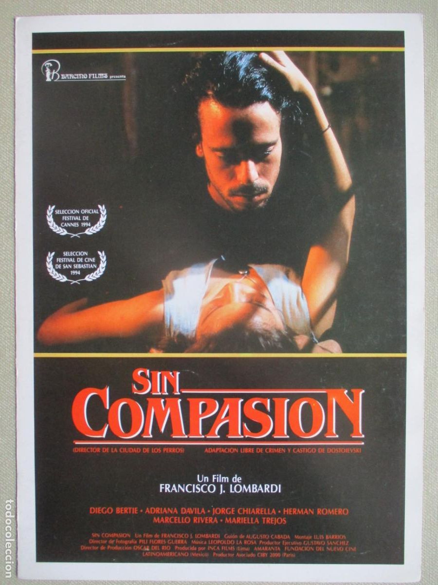 Cine: SIN COMPASION. GUIA ORIGINAL ESTRENO. PEDIDO MINIMO EN GUIAS 10 EUROS.
