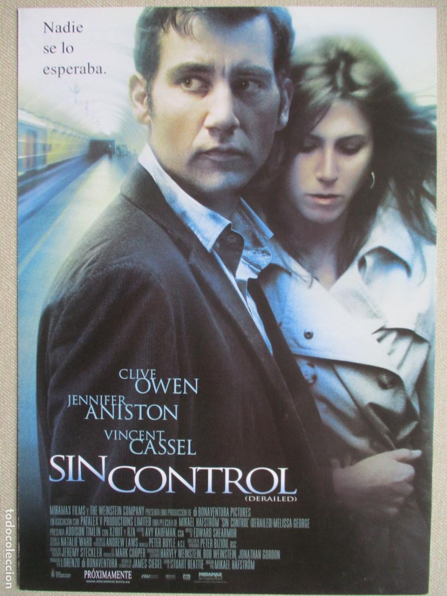 Cine: SIN CONTROL. GUIA ORIGINAL ESTRENO. PEDIDO MINIMO EN GUIAS 10 EUROS.