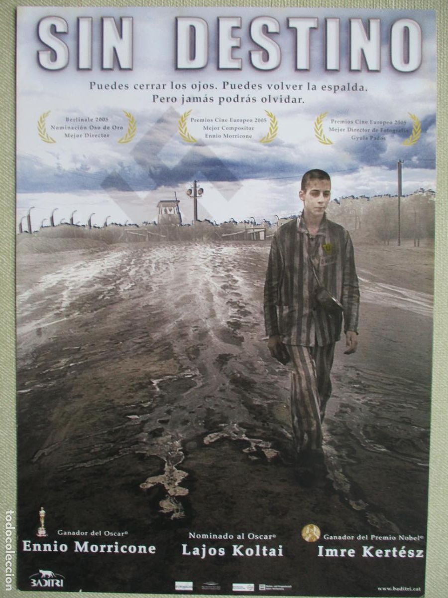 Cine: SIN DESTINO. GUIA ORIGINAL ESTRENO. PEDIDO MINIMO EN GUIAS 10 EUROS.