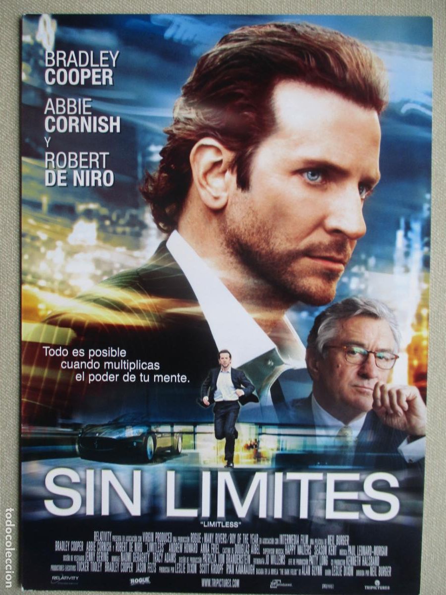 Cine: SIN LIMITES. GUIA ORIGINAL ESTRENO. PEDIDO MINIMO EN GUIAS 10 EUROS.
