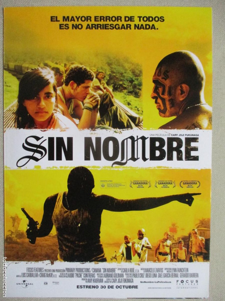 Cine: SIN NOMBRE. GUIA ORIGINAL ESTRENO. PEDIDO MINIMO EN GUIAS 10 EUROS.