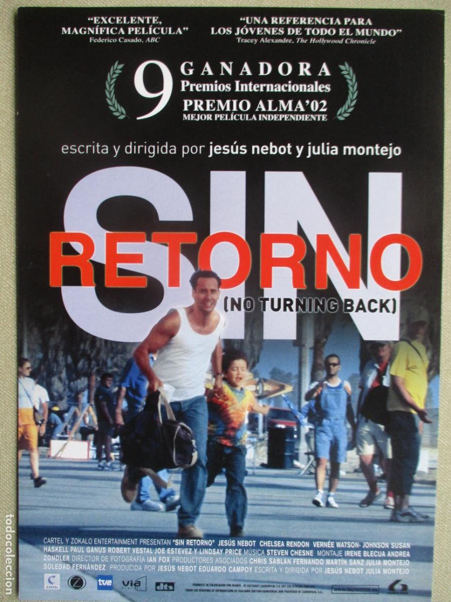 Cine: SIN RETORNO. GUIA ORIGINAL ESTRENO. PEDIDO MINIMO EN GUIAS 10 EUROS.