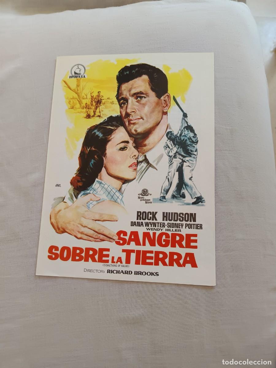 Cine: GUIA CINE DOBLE SANGRE SOBRE LA TIERRA ROCK HUDSON