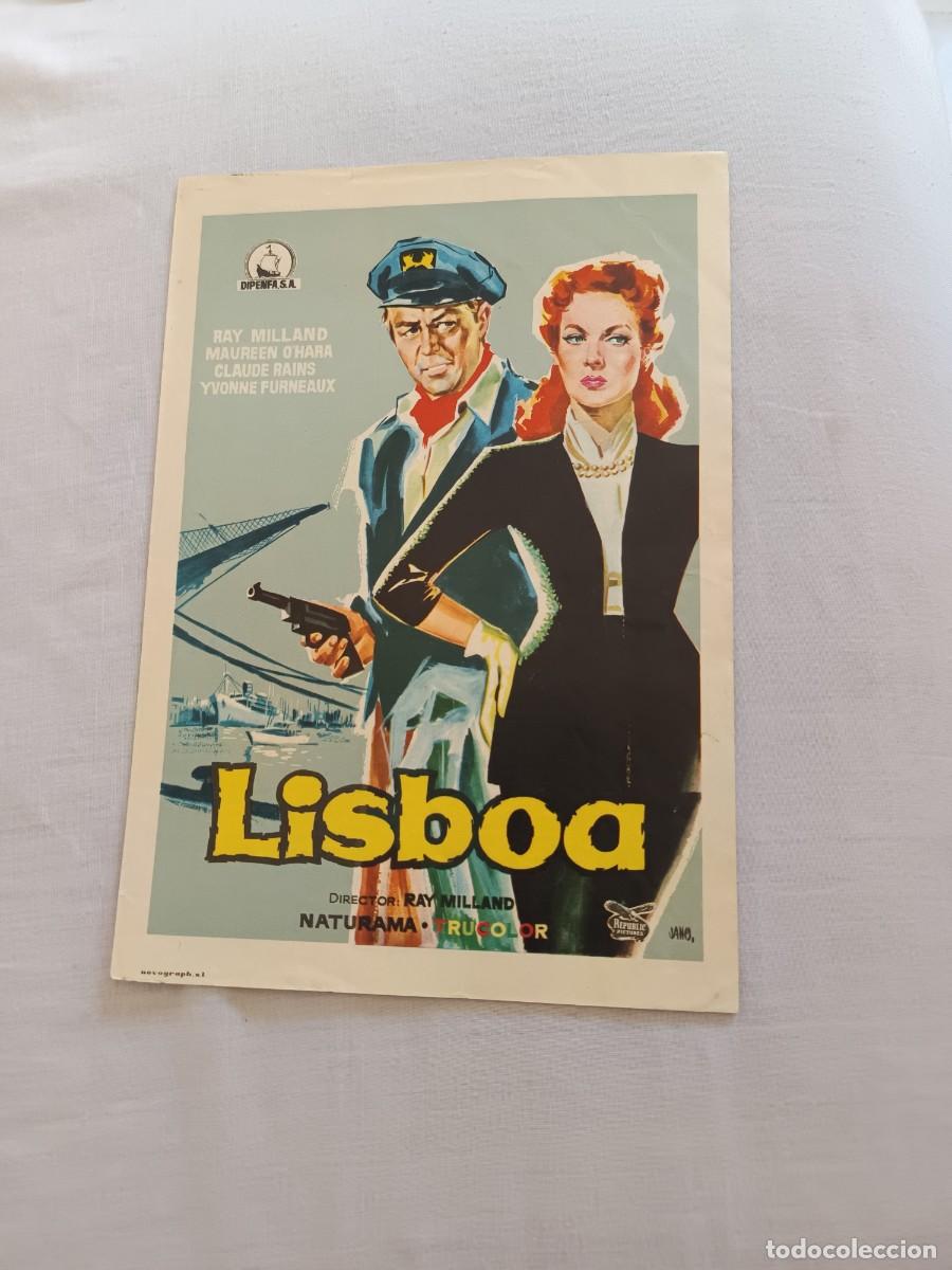 Cine: GUIA CINE DOBLE LISBOA RAY MILLAND