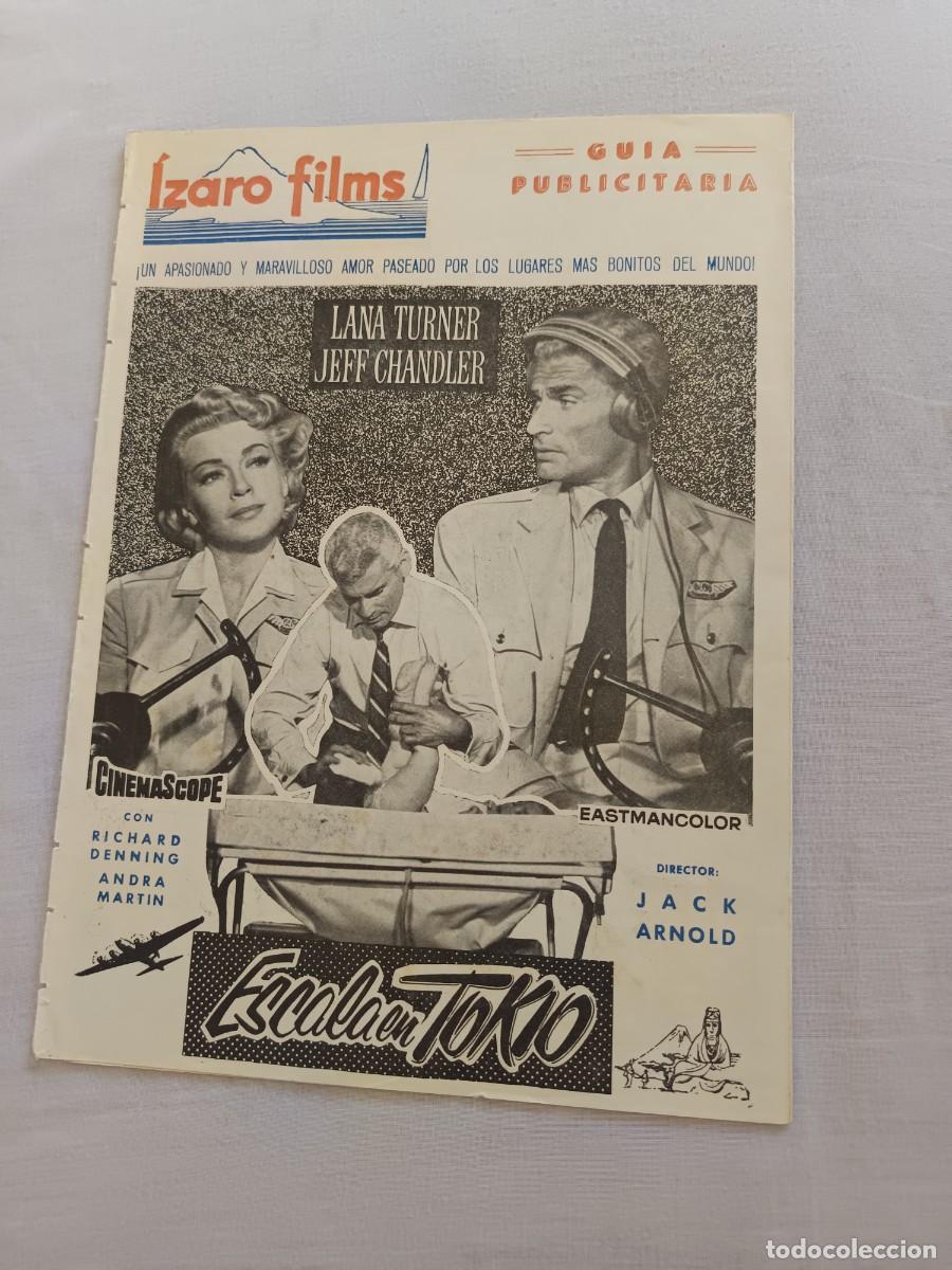 Cine: GUIA CINE TRIPLE ESCALA EN TOKIO LANA TURNER JEFF CHANDLER