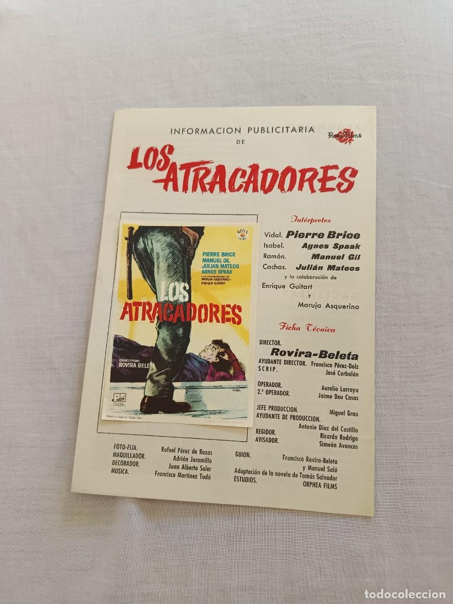 Cine: GUIA CINE DOBLE LOS ATRACADORES PIERRE BRICE