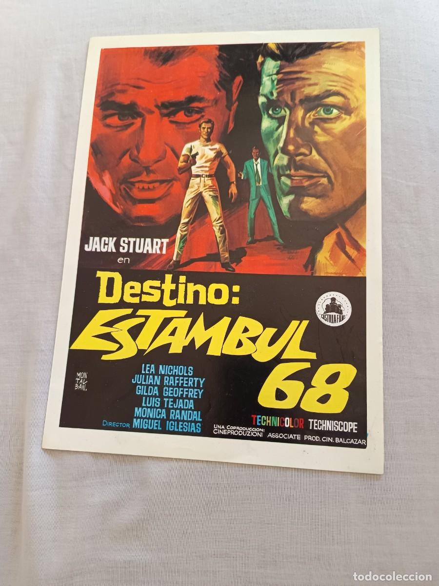 Cine: GUIA CINE DOBLE DESTINO ESTAMBUL 68 JACK STUART