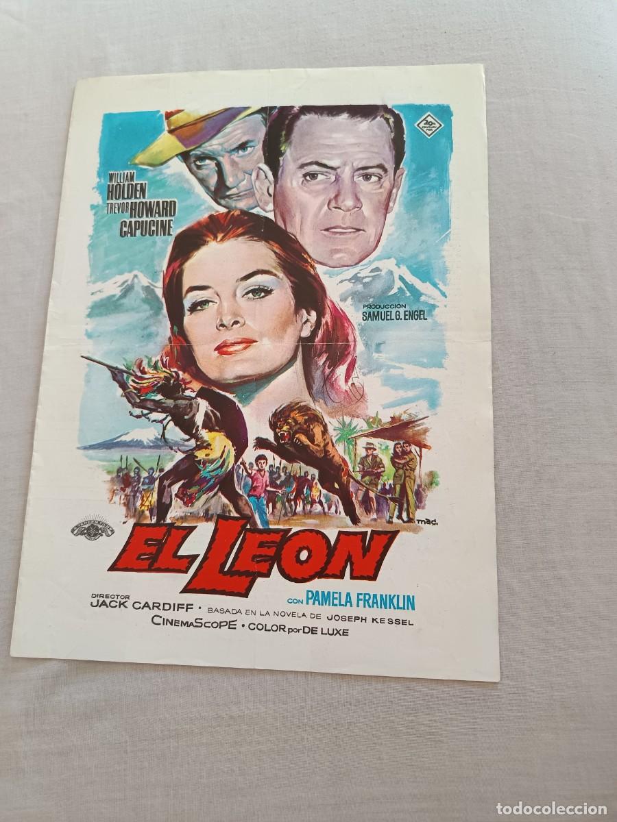 Cine: GUIA CINE DOBLE EL LEON WILLIAM HOLDEN