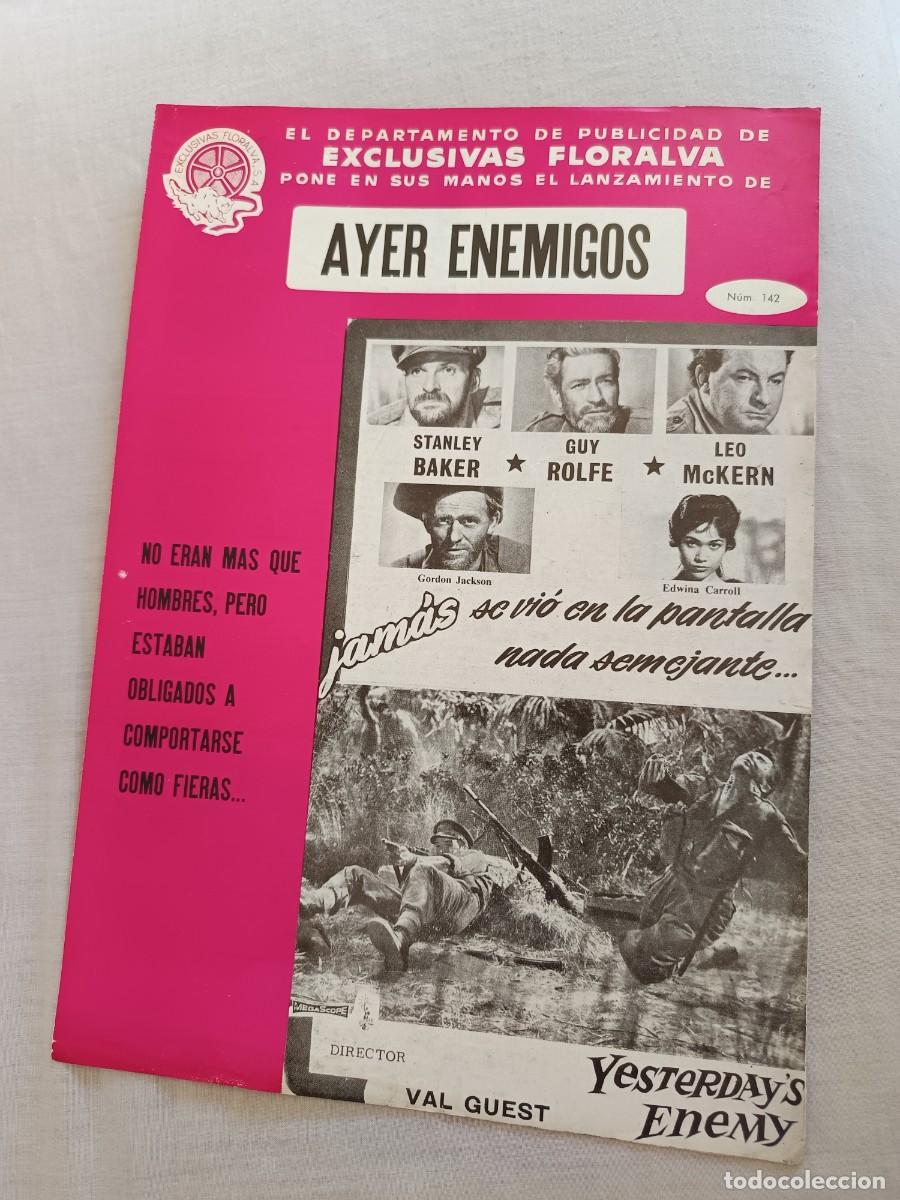 Cine: GUIA CINE DOBLE AYER ENEMIGOS STANLEY BAKER