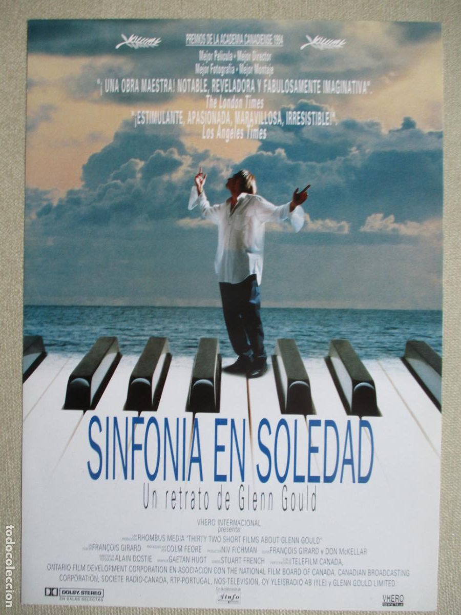 Cine: SINFONIA EN SOLEDAD. GUIA ORIGINAL ESTRENO. PEDIDO MINIMO EN GUIAS 10 EUROS.