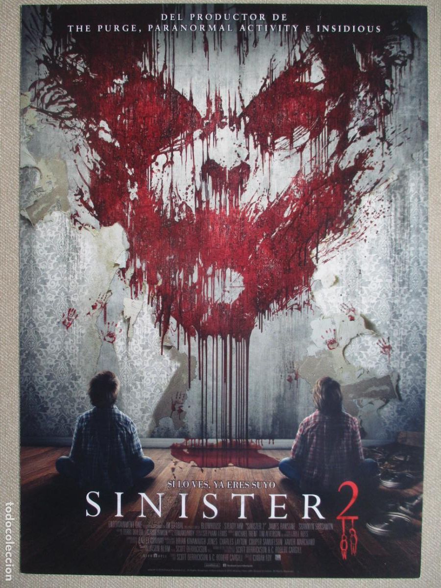 Cinema: SINISTER 2. GUIA ORIGINAL ESTRENO. PEDIDO MINIMO EN GUIAS 10 EUROS.