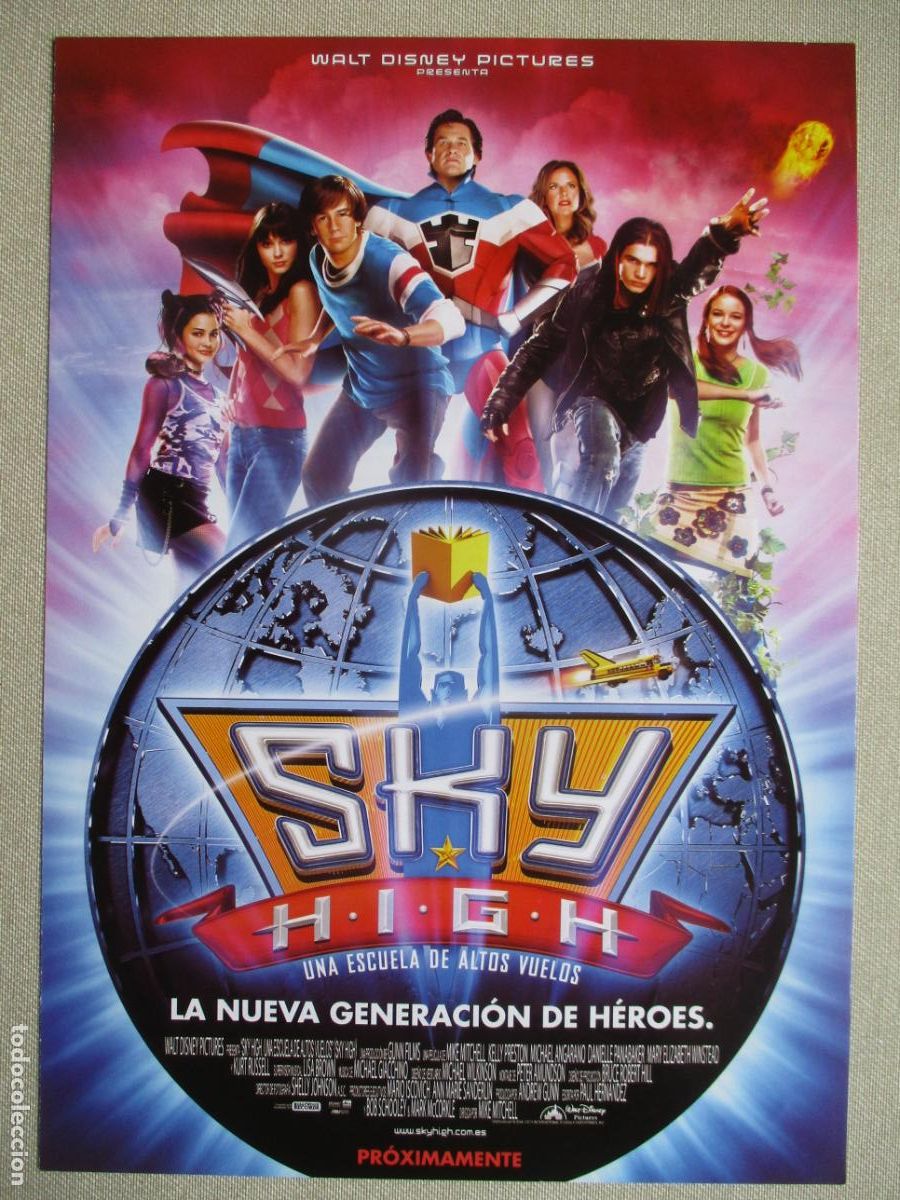Cinema: SKY HIGH. GUIA ORIGINAL ESTRENO. PEDIDO MINIMO EN GUIAS 10 EUROS.