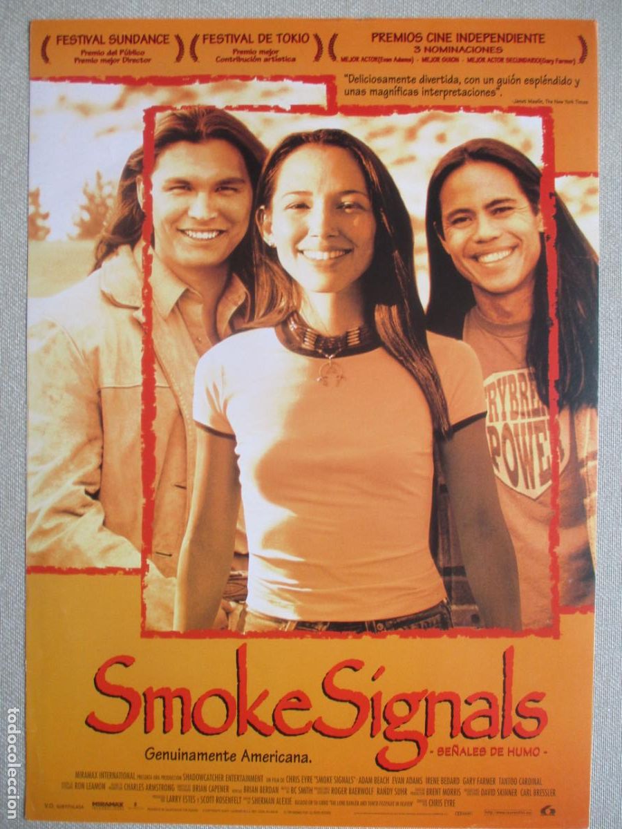 Cine: SMOKE SIGNALS. GUIA ORIGINAL ESTRENO. PEDIDO MINIMO EN GUIAS 10 EUROS.