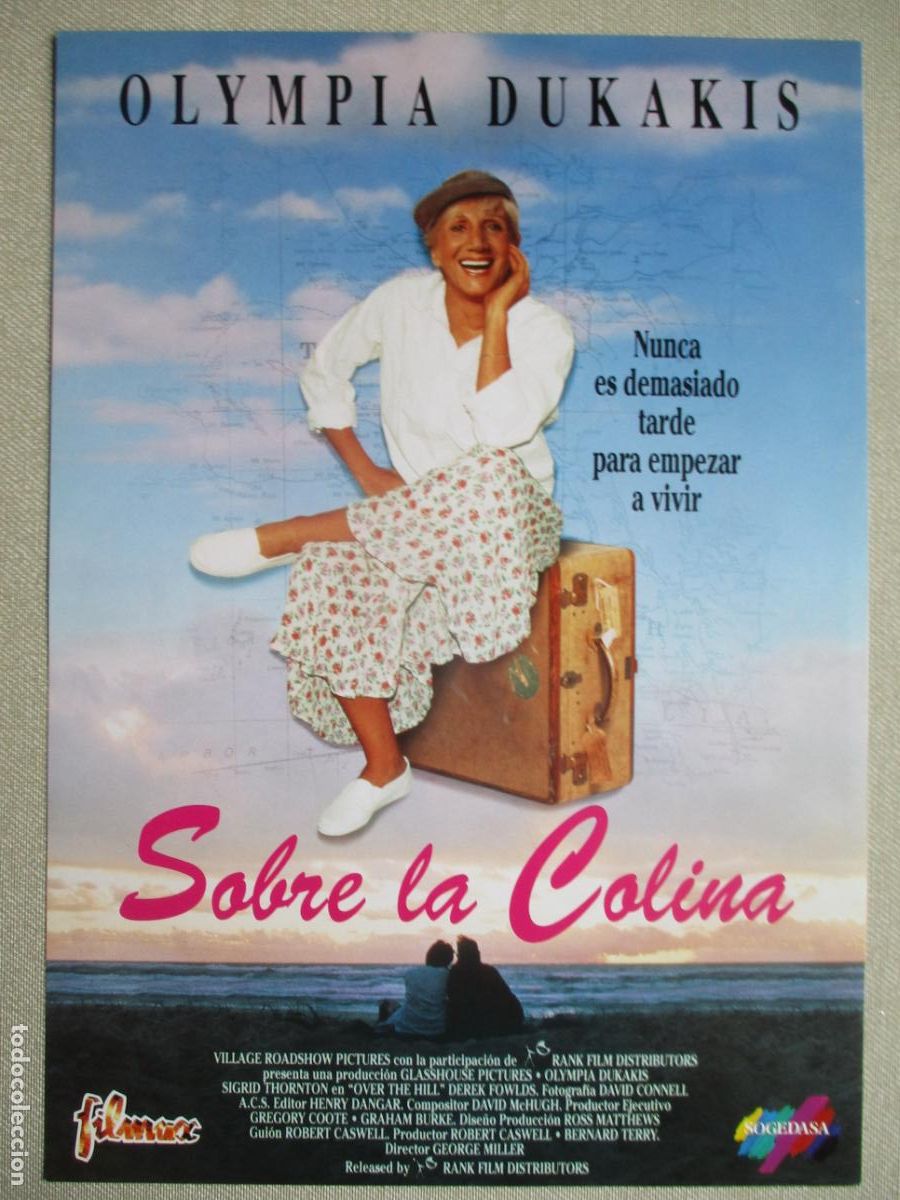 Cine: SOBRE LA COLINA. GUIA ORIGINAL ESTRENO. PEDIDO MINIMO EN GUIAS 10 EUROS.