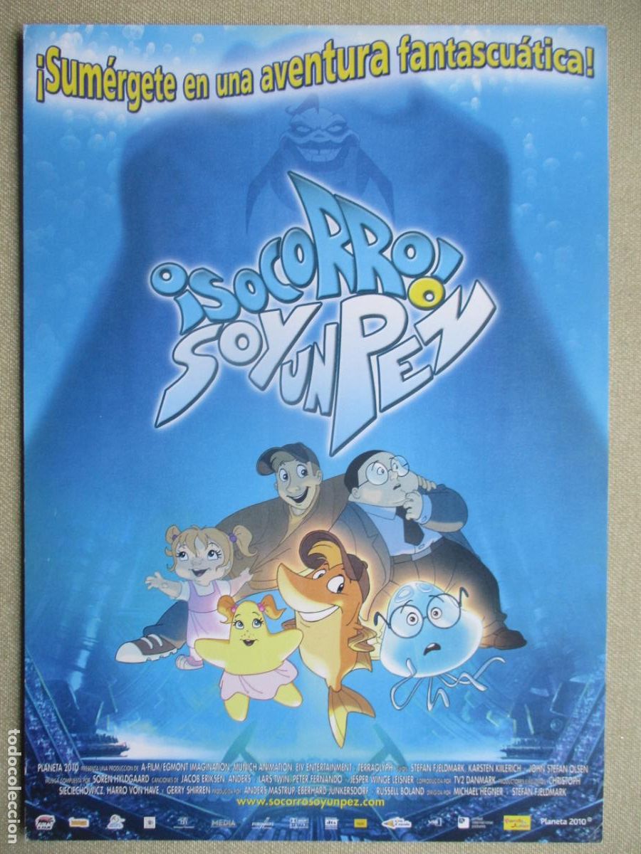 Cine: SOCORRO SOY UN PEZ. GUIA ORIGINAL ESTRENO. PEDIDO MINIMO EN GUIAS 10 EUROS.