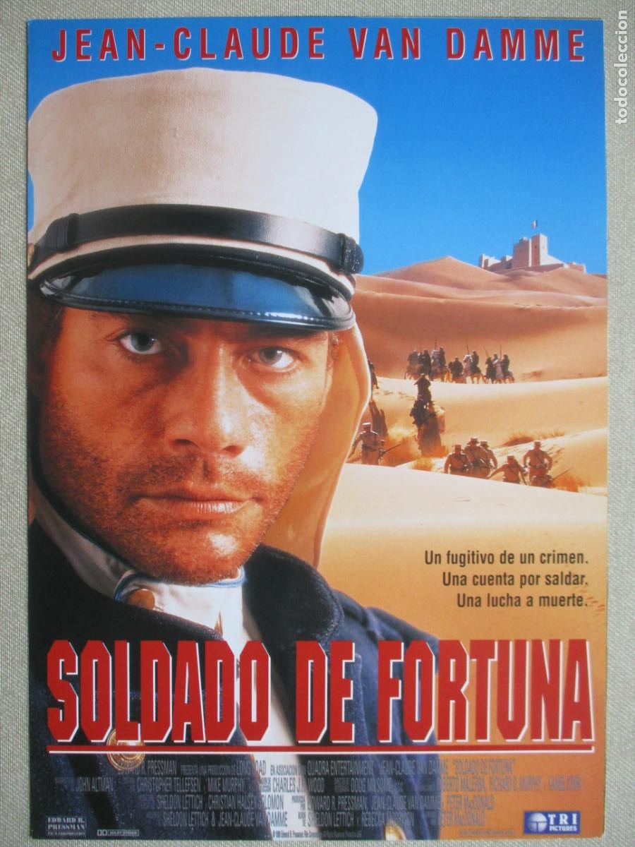 Cine: SOLDADO DE FORTUNA. GUIA ORIGINAL ESTRENO. PEDIDO MINIMO EN GUIAS 10 EUROS.