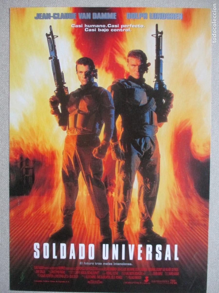 Cine: SOLDADO UNIVERSAL. GUIA ORIGINAL ESTRENO. PEDIDO MINIMO EN GUIAS 10 EUROS.