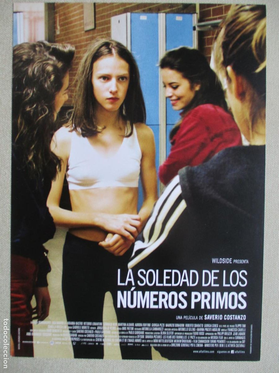 Cine: LA SOLEDAD DE LOS NUMEROS PRIMOS. GUIA ORIGINAL ESTRENO. PEDIDO MINIMO EN GUIAS 10 EUROS.