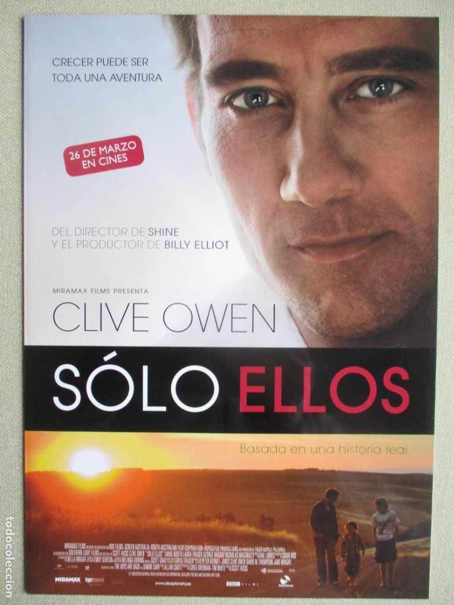 Cine: SOLO ELLOS. GUIA ORIGINAL ESTRENO. PEDIDO MINIMO EN GUIAS 10 EUROS.