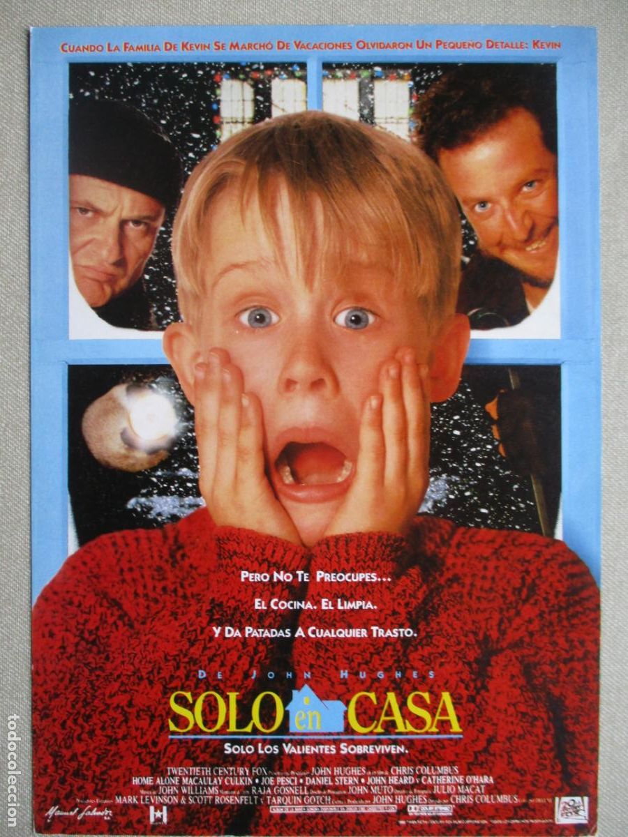 Cine: SOLO EN CASA. GUIA ORIGINAL ESTRENO. PEDIDO MINIMO EN GUIAS 10 EUROS.