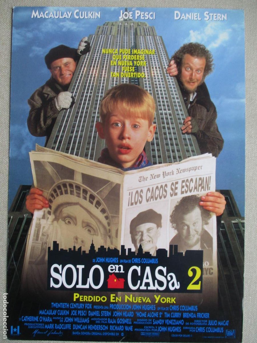 Cine: SOLO EN CASA 2. GUIA ORIGINAL ESTRENO. PEDIDO MINIMO EN GUIAS 10 EUROS.