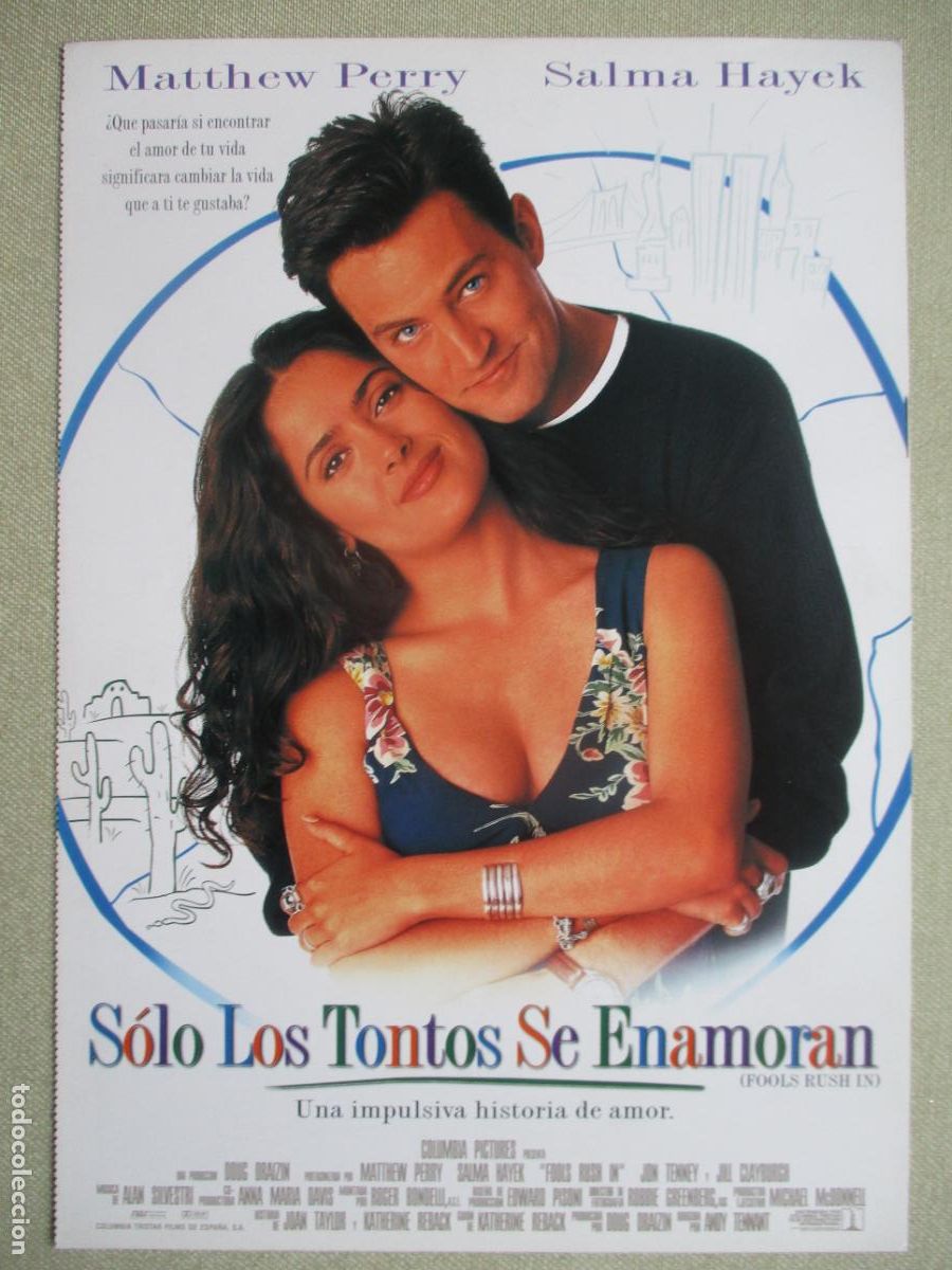 Cine: SOLO LOS TONTOS SE ENAMORAN. GUIA ORIGINAL ESTRENO. PEDIDO MINIMO EN GUIAS 10 EUROS.