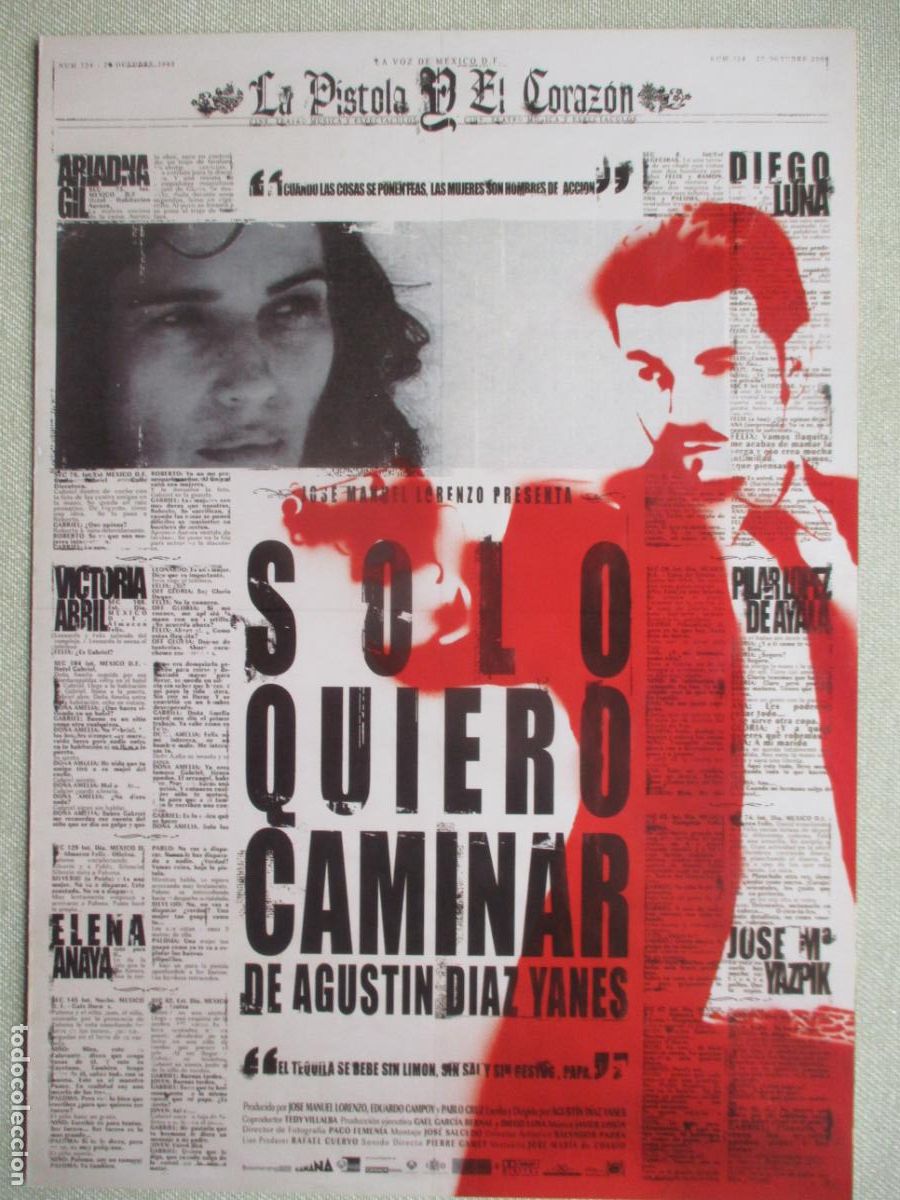 Cine: SOLO QUIERO CAMINAR. GUIA ORIGINAL ESTRENO. PEDIDO MINIMO EN GUIAS 10 EUROS.