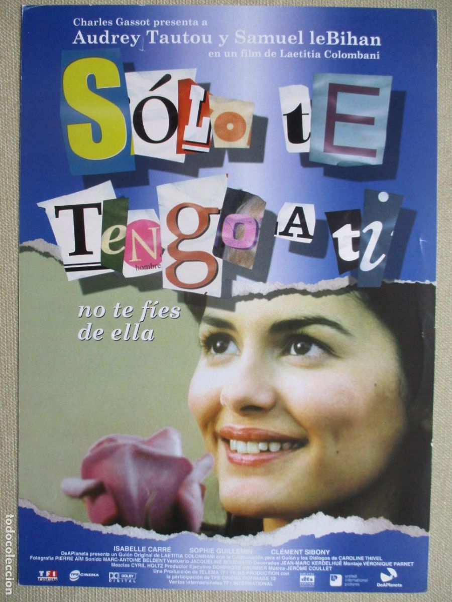 Cine: SOLO TE TENGO A TI. GUIA ORIGINAL ESTRENO. PEDIDO MINIMO EN GUIAS 10 EUROS.