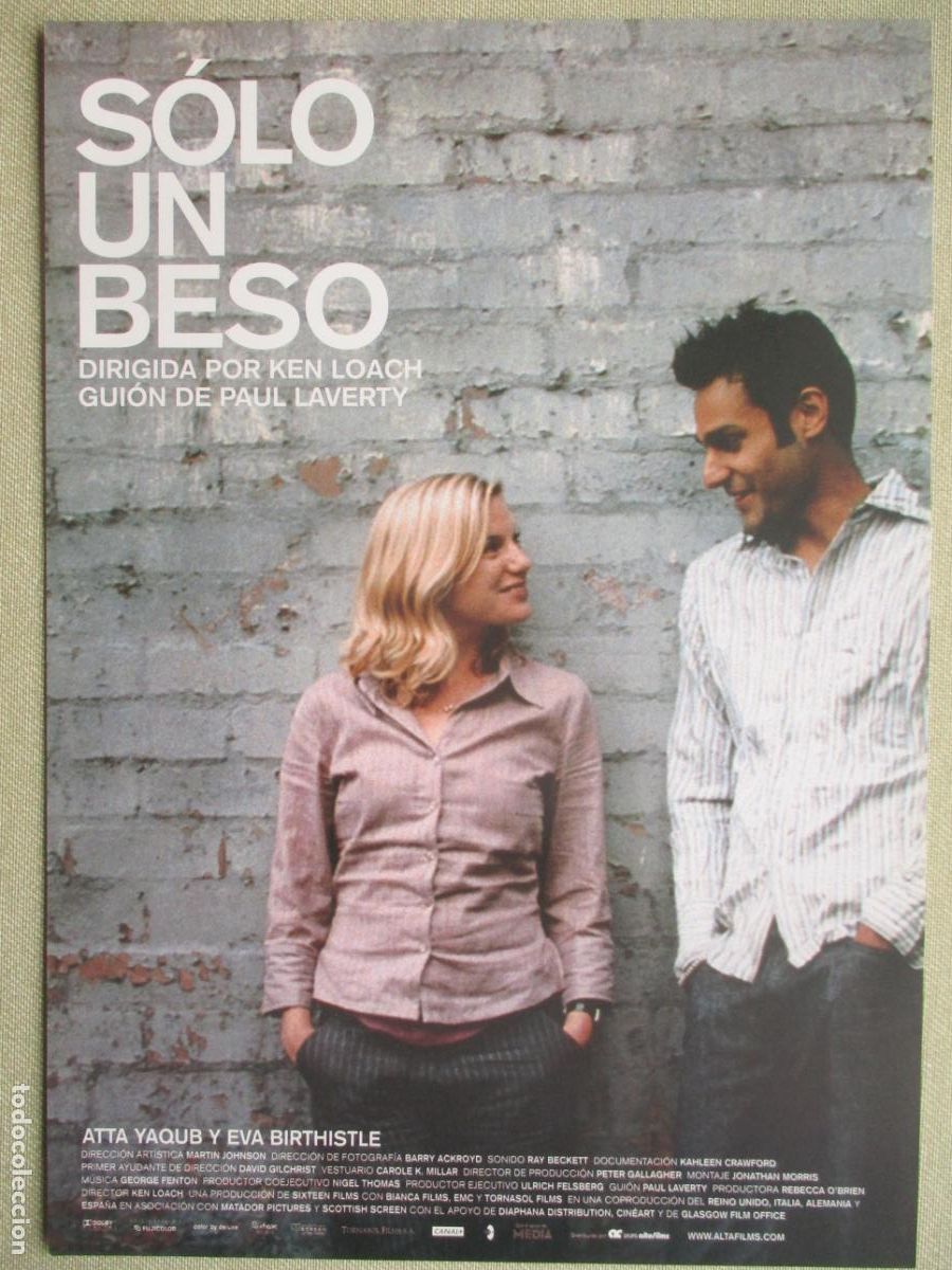 Cine: SOLO UN BESO. GUIA ORIGINAL ESTRENO. PEDIDO MINIMO EN GUIAS 10 EUROS.