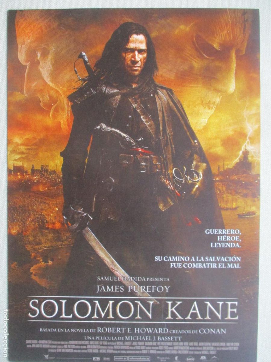 Cine: SOLOMON KANE. GUIA ORIGINAL ESTRENO. PEDIDO MINIMO EN GUIAS 10 EUROS.
