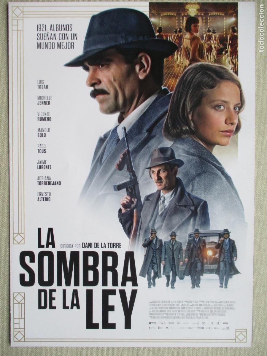 Cine: LA SOMBRA DE LA LEY. GUIA ORIGINAL ESTRENO. PEDIDO MINIMO EN GUIAS 10 EUROS.