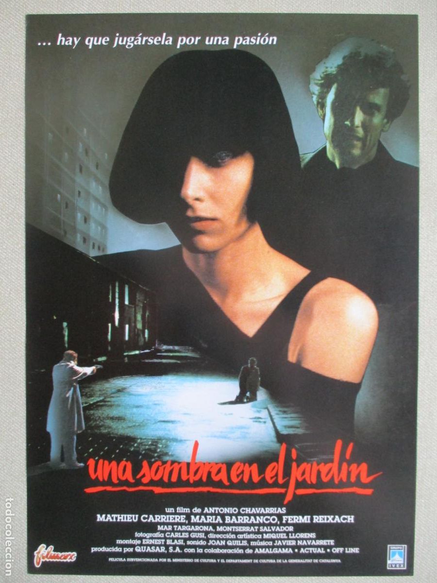 Cine: UNA SOMBRA EN EL JARDIN. GUIA ORIGINAL ESTRENO. PEDIDO MINIMO EN GUIAS 10 EUROS.
