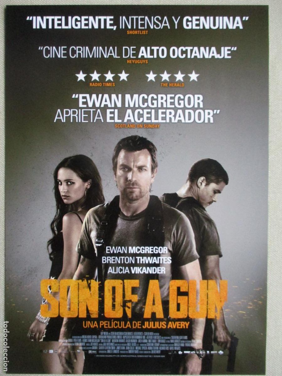 Cine: SON OF A GUN. GUIA ORIGINAL ESTRENO. PEDIDO MINIMO EN GUIAS 10 EUROS.