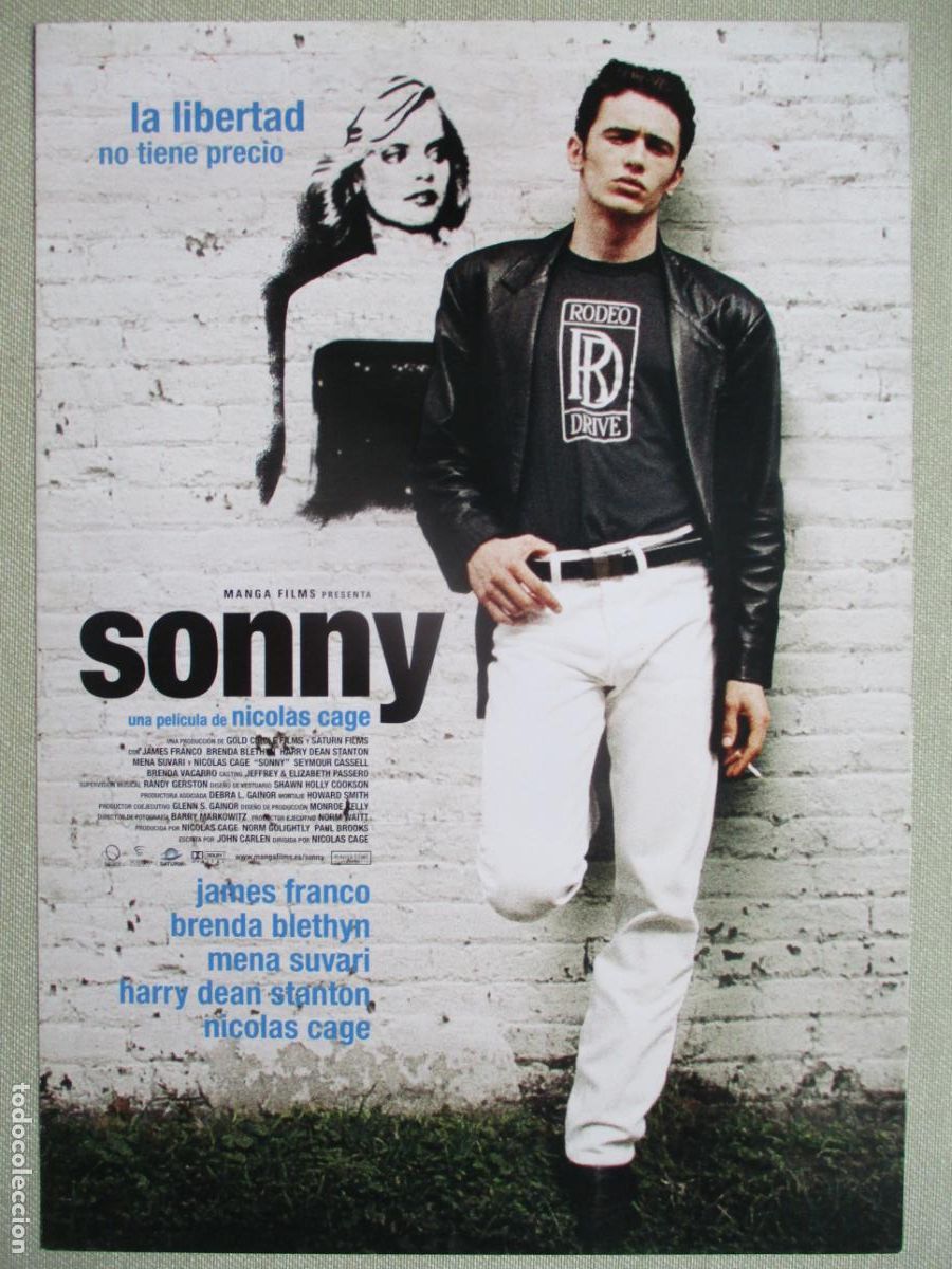 Cine: SONNY. GUIA ORIGINAL ESTRENO. PEDIDO MINIMO EN GUIAS 10 EUROS.